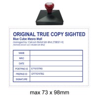 Flash Stamp MY77102F 73x98mm